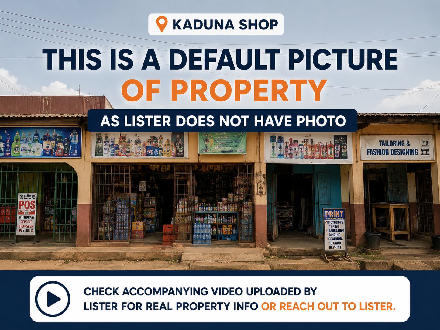 Newly renovated big shops for rent in Ungwan Sunday Kaduna